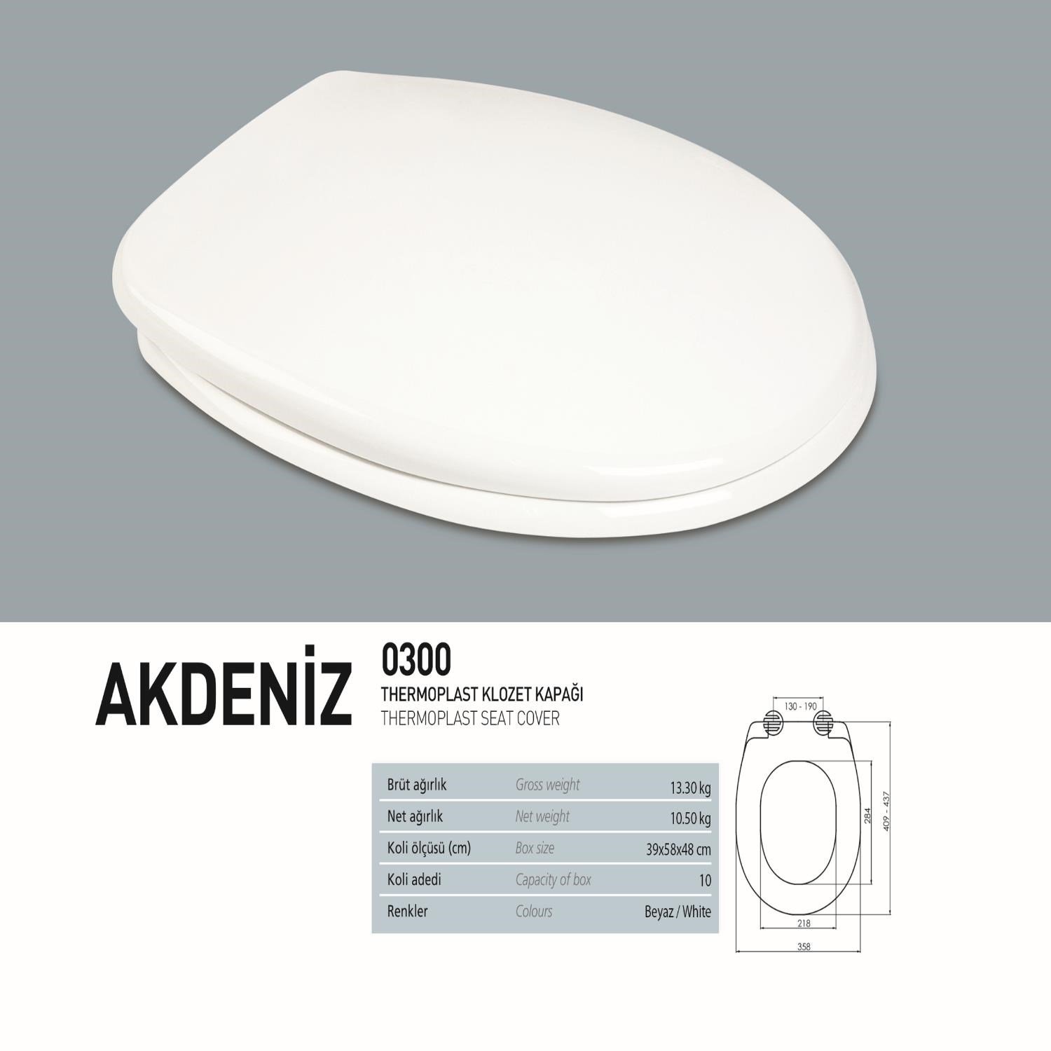KLOZET KAPAĞI YVŞ.ALT.SIK.(THER.AKDENİZ ABS)