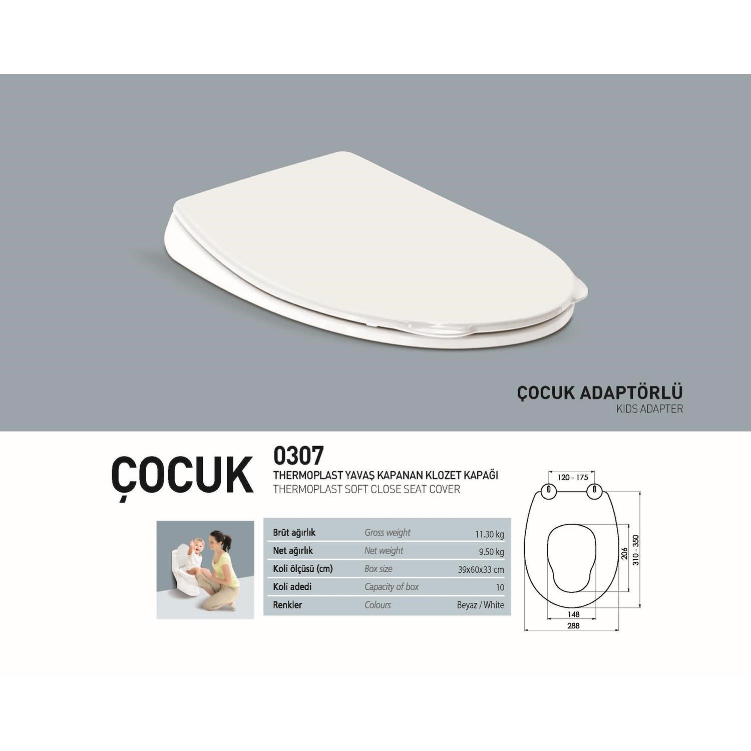 KLOZET KAPAĞI YVŞ.ÜST.SIK.(THER.ÇOCUK İÇİN)