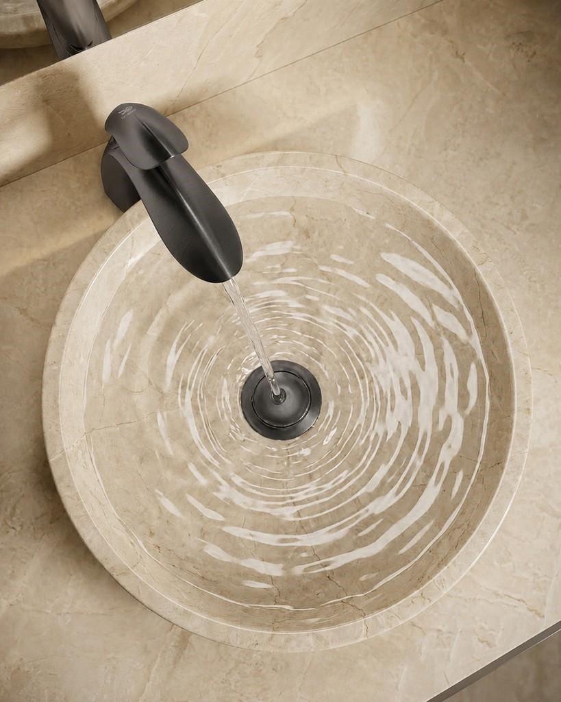 LUCA KISA LAVABO BATARYASI MAT FÜME