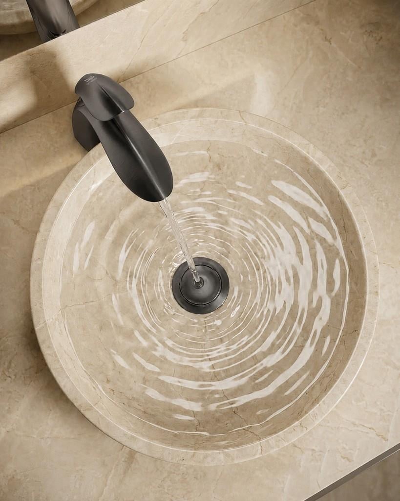 LUCA KISA LAVABO BATARYASI MAT FÜME