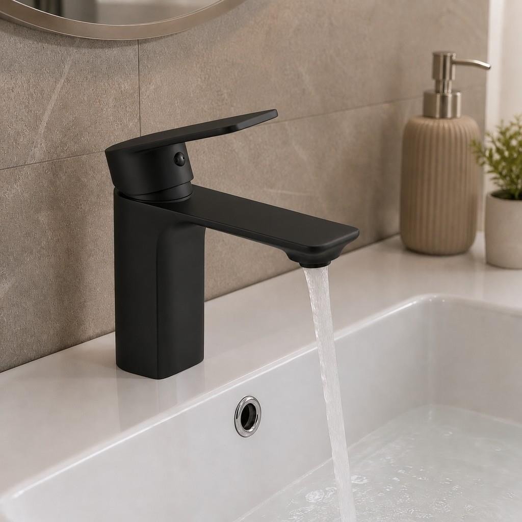 MODA KISA LAVABO BATARYASI MAT SIYAH