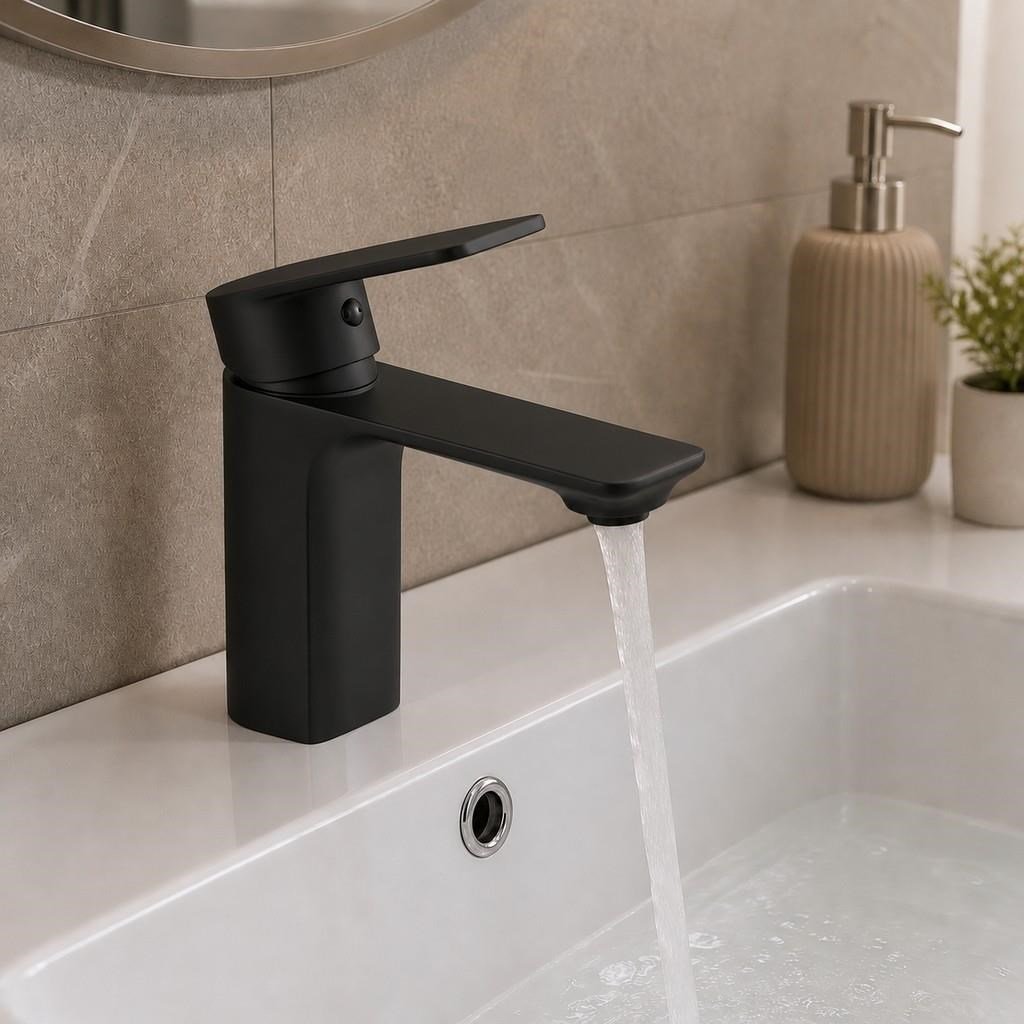 MODA KISA LAVABO BATARYASI MAT SIYAH