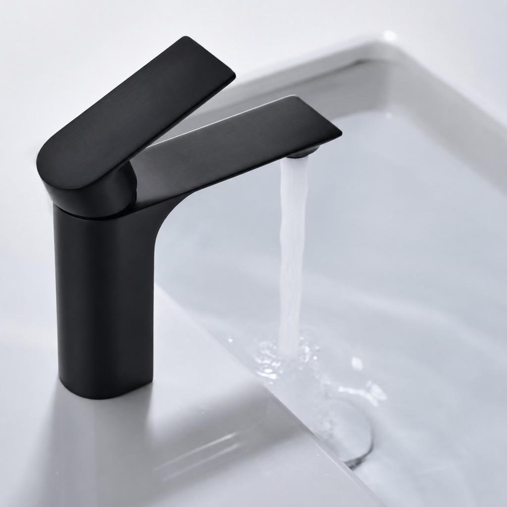 MODA KISA LAVABO BATARYASI MAT SIYAH