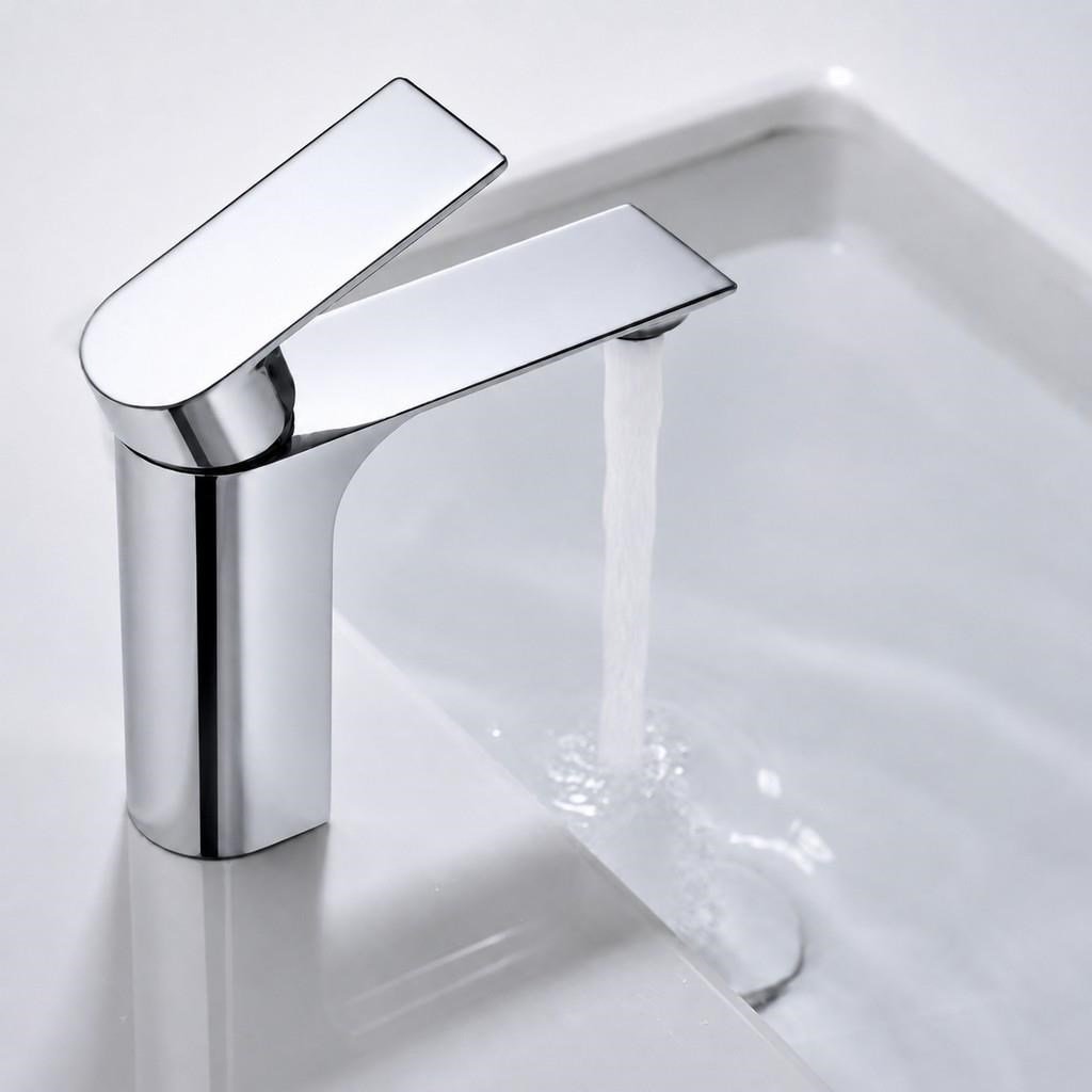 MODA KISA LAVABO BATARYASI PARLAK KROM