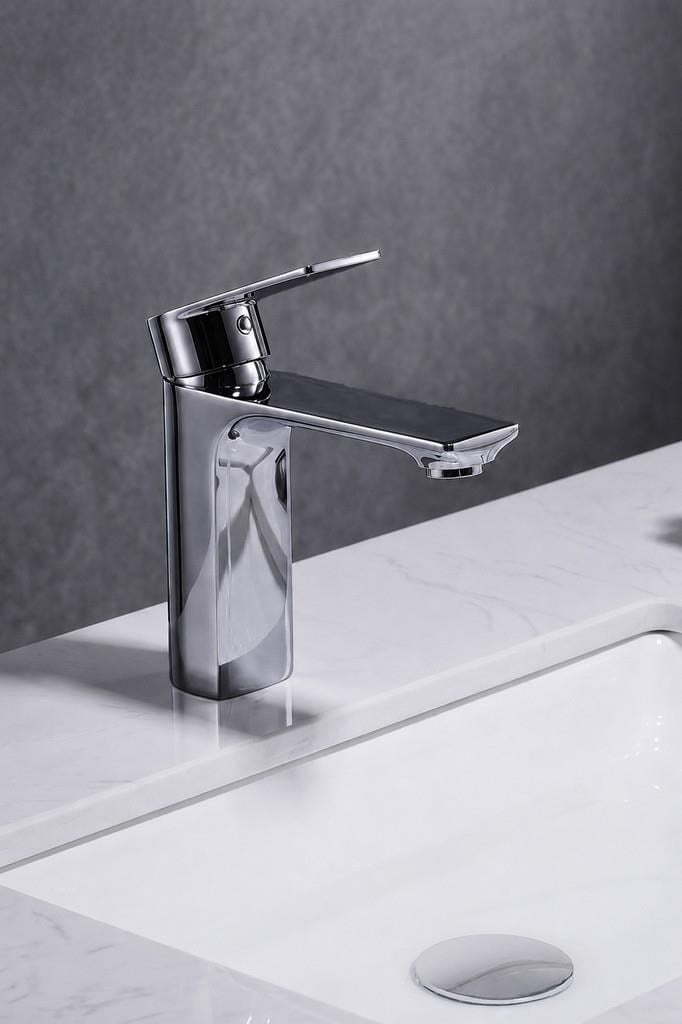 MODA KISA LAVABO BATARYASI PARLAK PARLAK-FÜME