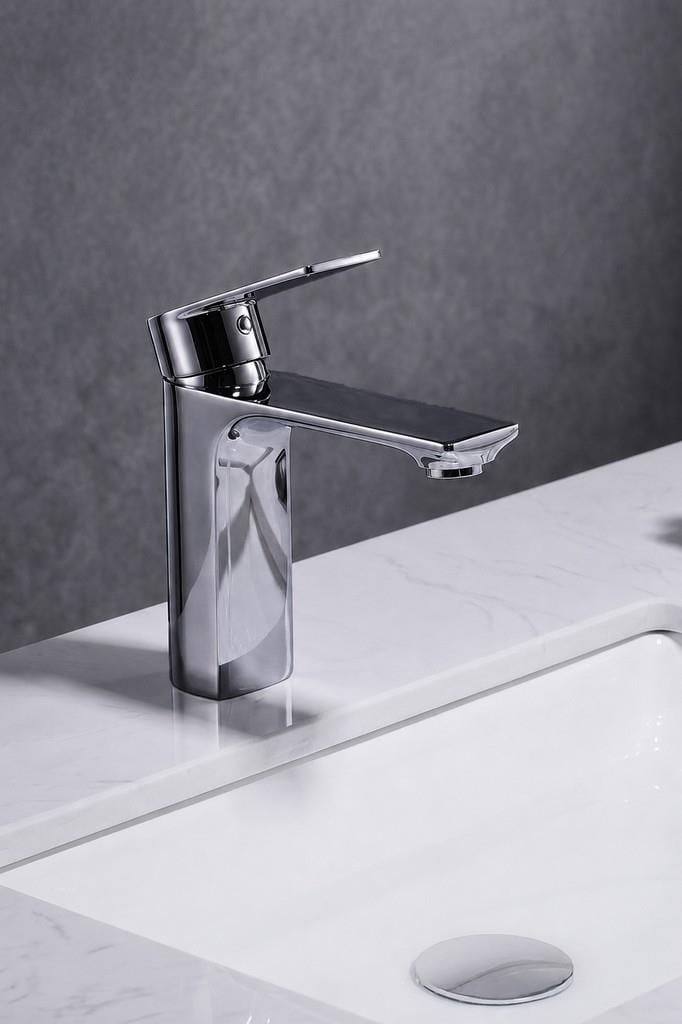 MODA KISA LAVABO BATARYASI PARLAK PARLAK-FÜME