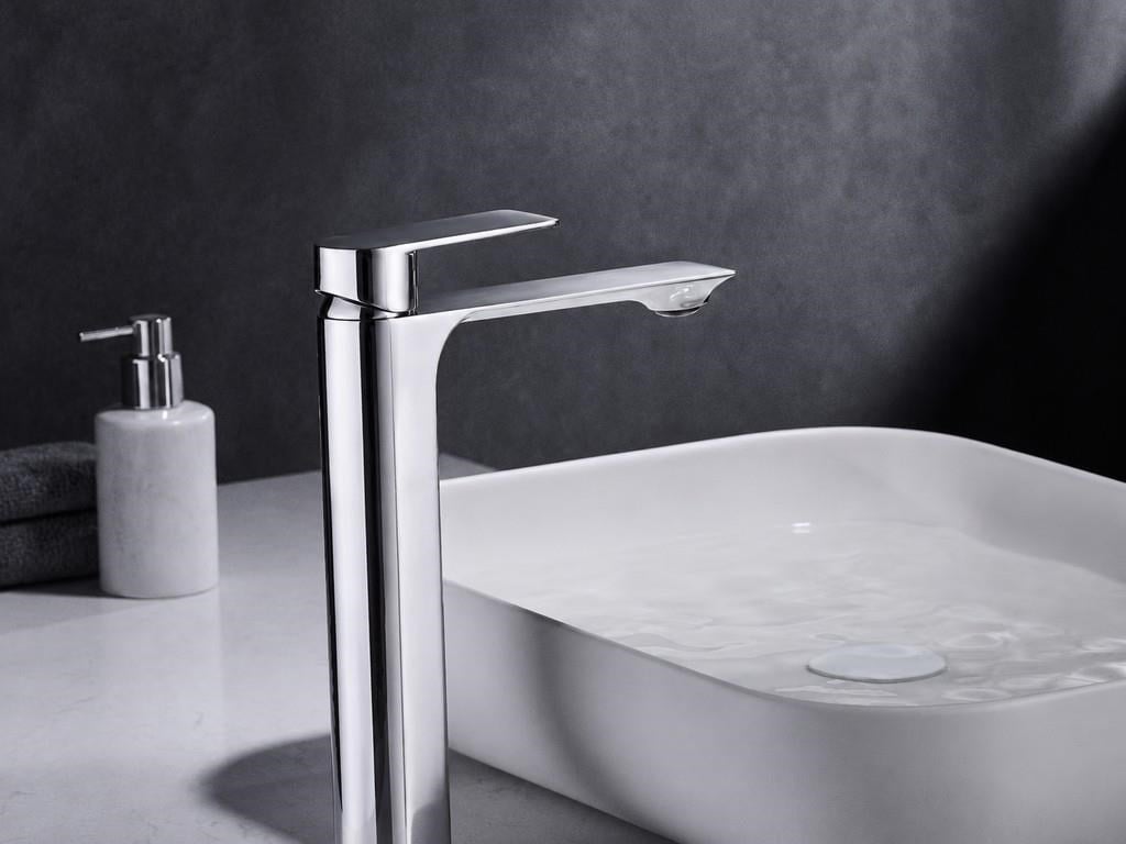 MODA UZUN LAVABO BATARYASI PARLAK KROM