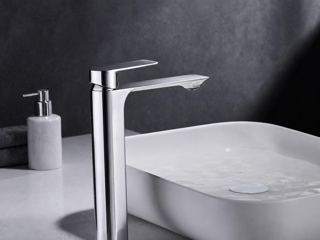 MODA UZUN LAVABO BATARYASI PARLAK KROM