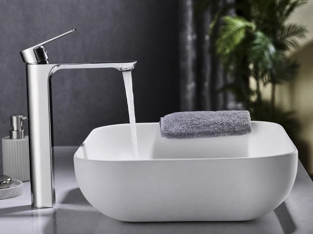 MODA UZUN LAVABO BATARYASI PARLAK KROM