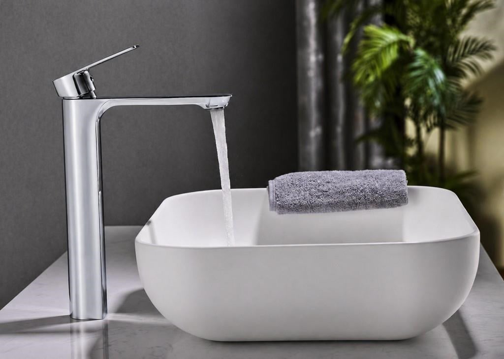 MODA UZUN LAVABO BATARYASI PARLAK KROM