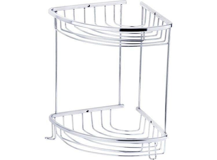 MONO OVAL ŞAMPUANLIK 2Lİ KROM 22*22CM