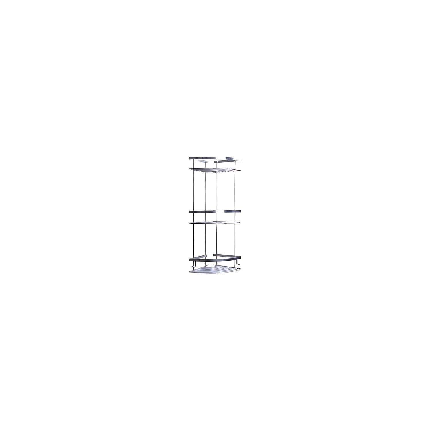 Norm Oval Şampuanlık 3Lü Krom 18*18Cm