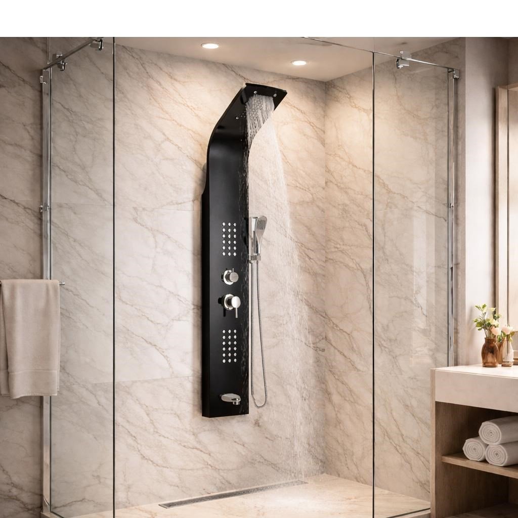 PANEL DUŞ SİSTEMİ İNOX SİYAH