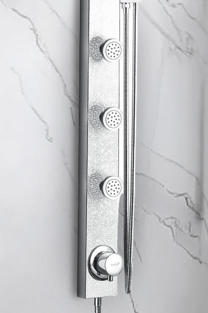 PANEL DUŞ SİSTEMİ SUS 304 İNOX KROM DESENLİ