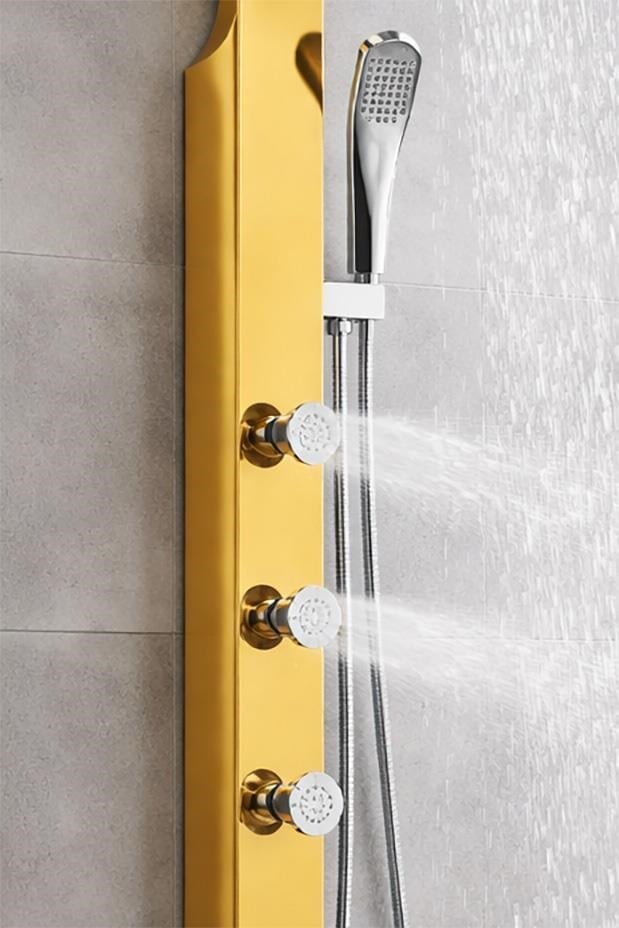 PANEL DUŞ SİSTEMİ SUS 304 İNOX PVD ALTIN