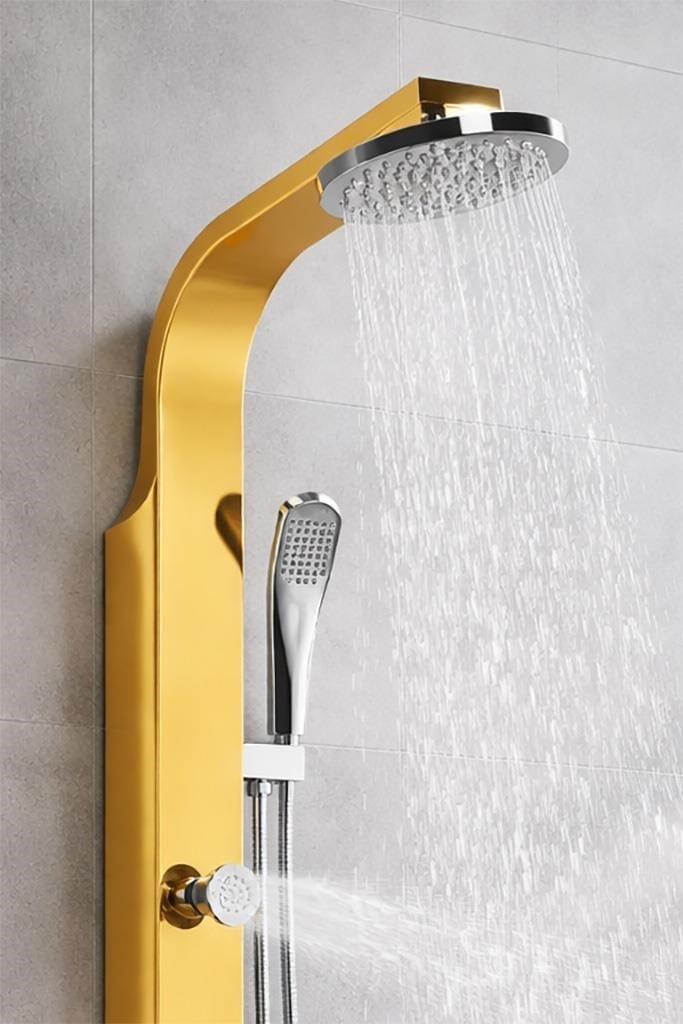 PANEL DUŞ SİSTEMİ SUS 304 İNOX PVD ALTIN