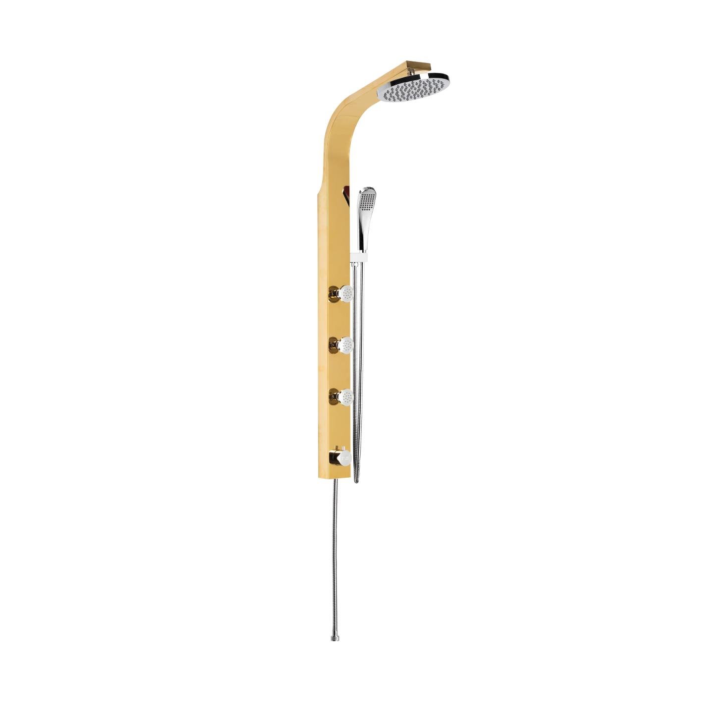 PANEL DUŞ SİSTEMİ SUS 304 İNOX PVD ALTIN