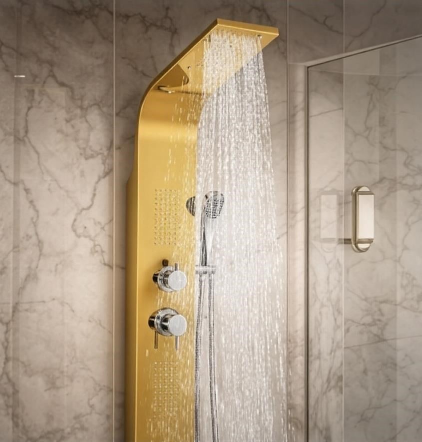 PANEL DUŞ SİSTEMİ SUS  304 İNOX PVD ALTIN