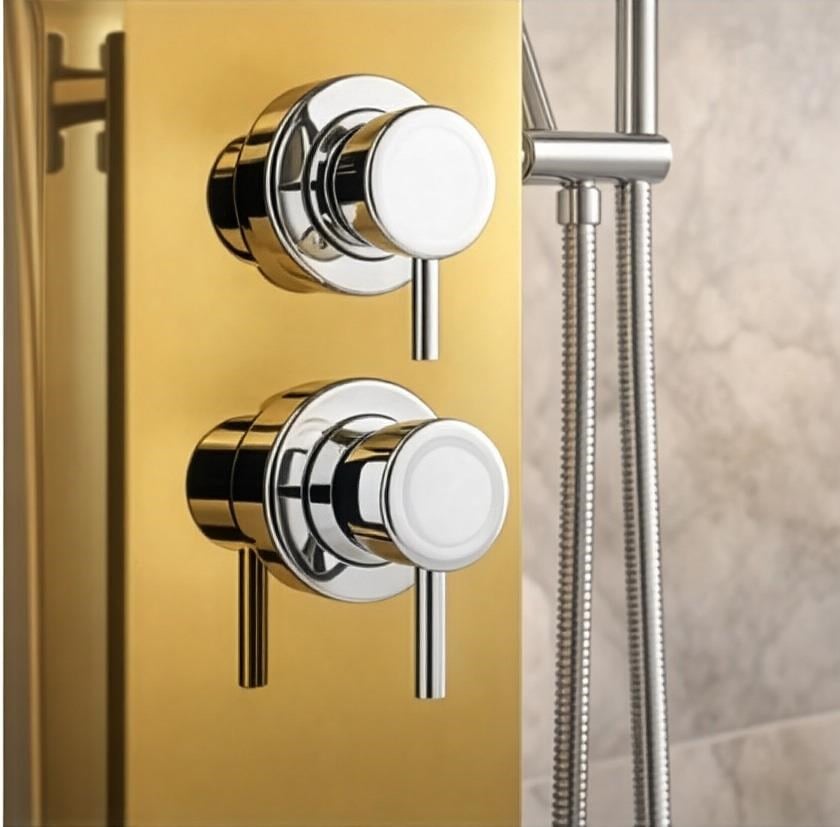 PANEL DUŞ SİSTEMİ SUS  304 İNOX PVD ALTIN
