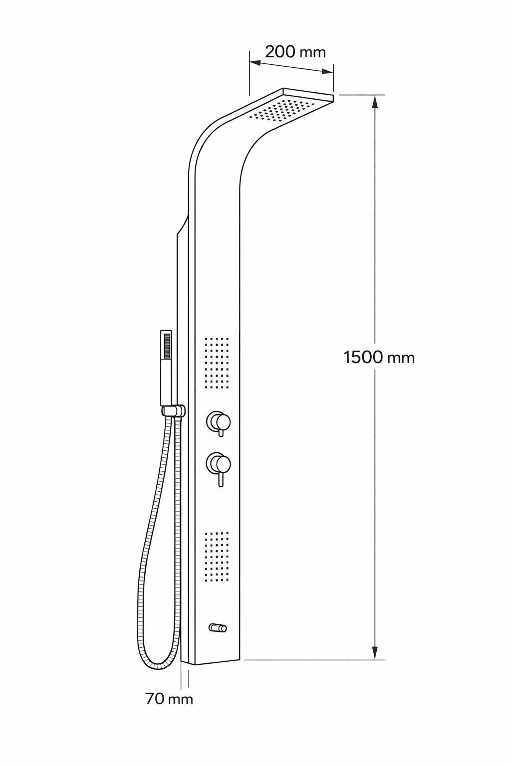 PANEL DUŞ SİSTEMİ SUS  304 İNOX SATEN