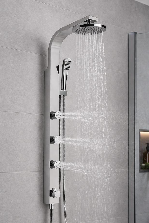 PANEL DUŞ SİSTEMİ SUS 304 PARLAK KROM 