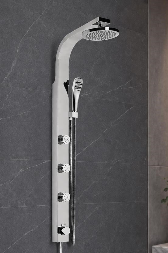 PANEL DUŞ SİSTEMİ SUS 304 PARLAK KROM 