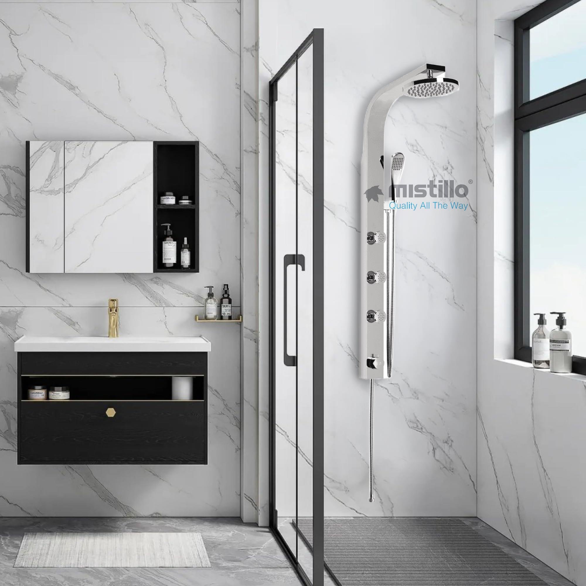 PANEL DUŞ SİSTEMİ SUS 304 PARLAK KROM 