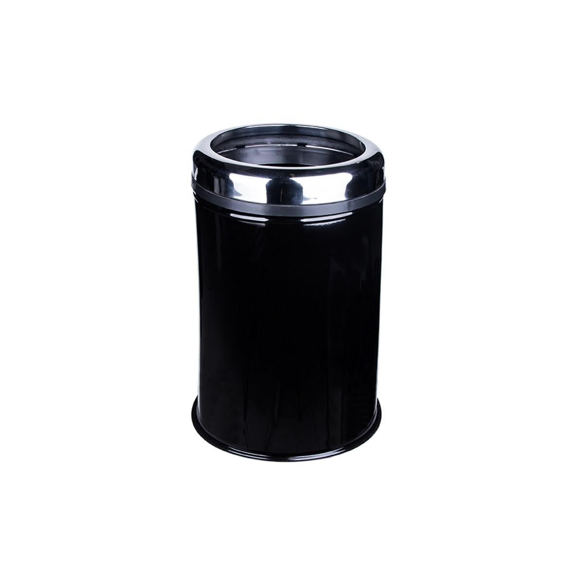 PRATİK ÇEMBERLİ ÇÖP KOVASI 27LT Ø25*57CM SİYAH