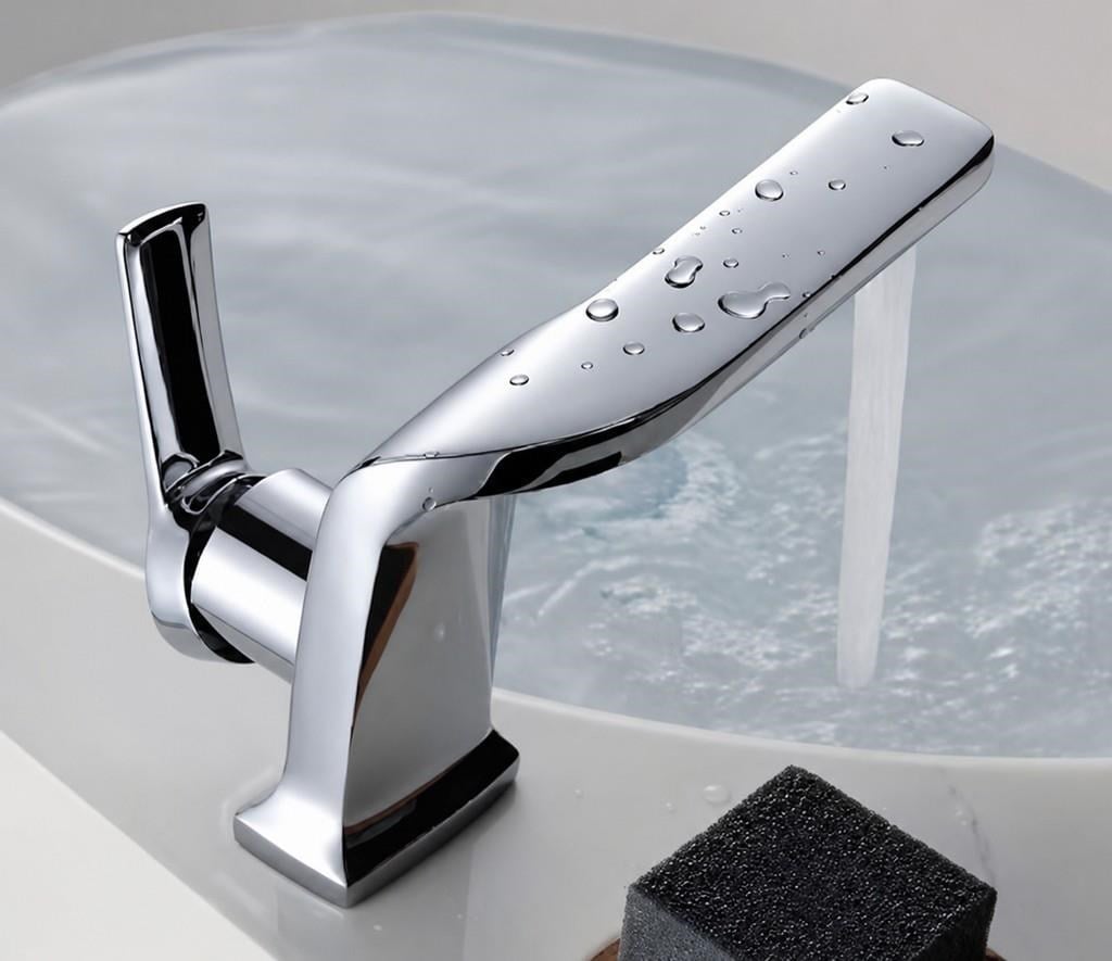 PRIM KISA LAVABO BATARYASI PARLAK KROM