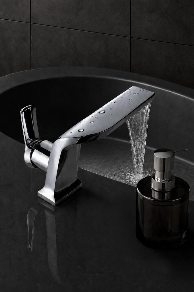 PRIM KISA LAVABO BATARYASI PARLAK KROM