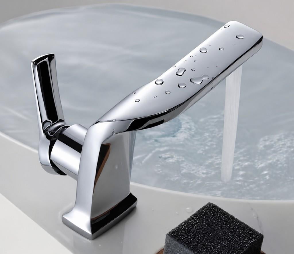 PRIM KISA LAVABO BATARYASI PARLAK KROM