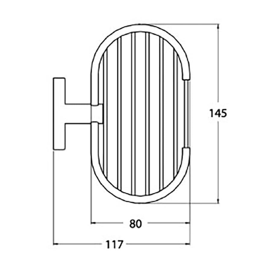ROZETLİ OVAL SABUNLUK