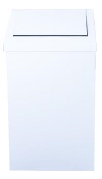 SALLANIR KAPAK ÇÖP KOVASI 11LT 18*20*38CM BEYAZ