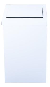 SALLANIR KAPAK ÇÖP KOVASI 45LT 30*35*55CM BEYAZ