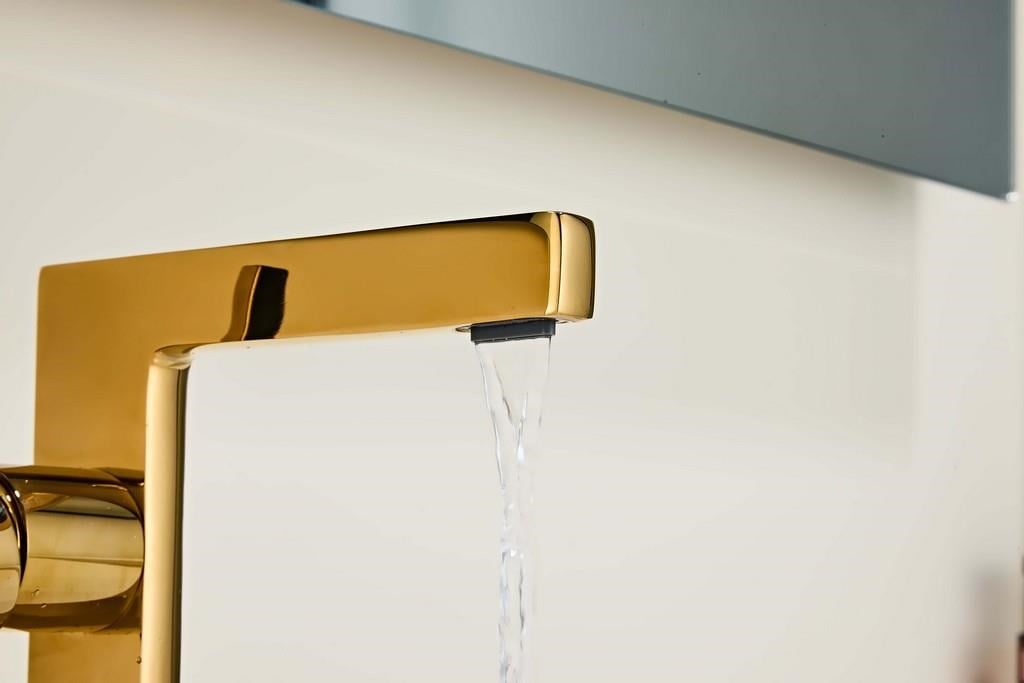 SERA KISA LAVABO BATARYASI PARLAK ALTIN