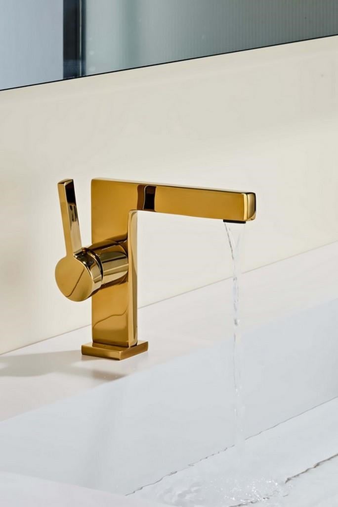 SERA KISA LAVABO BATARYASI PARLAK ALTIN