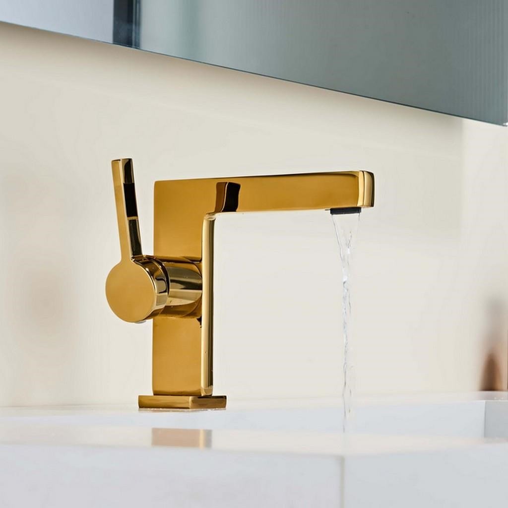 SERA KISA LAVABO BATARYASI PARLAK ALTIN