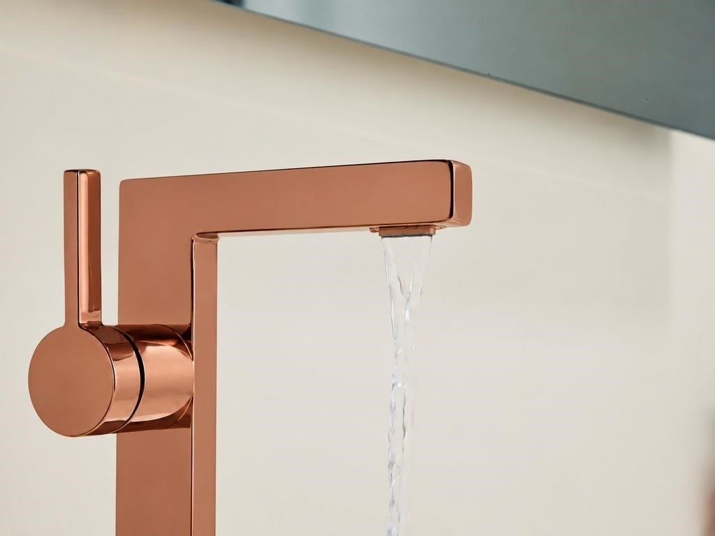 SERA KISA LAVABO BATARYASI PARLAK ROSE