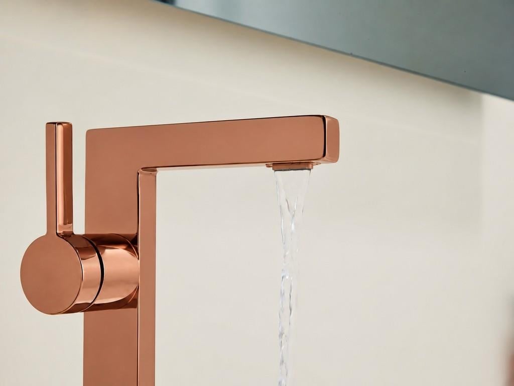 SERA KISA LAVABO BATARYASI PARLAK ROSE