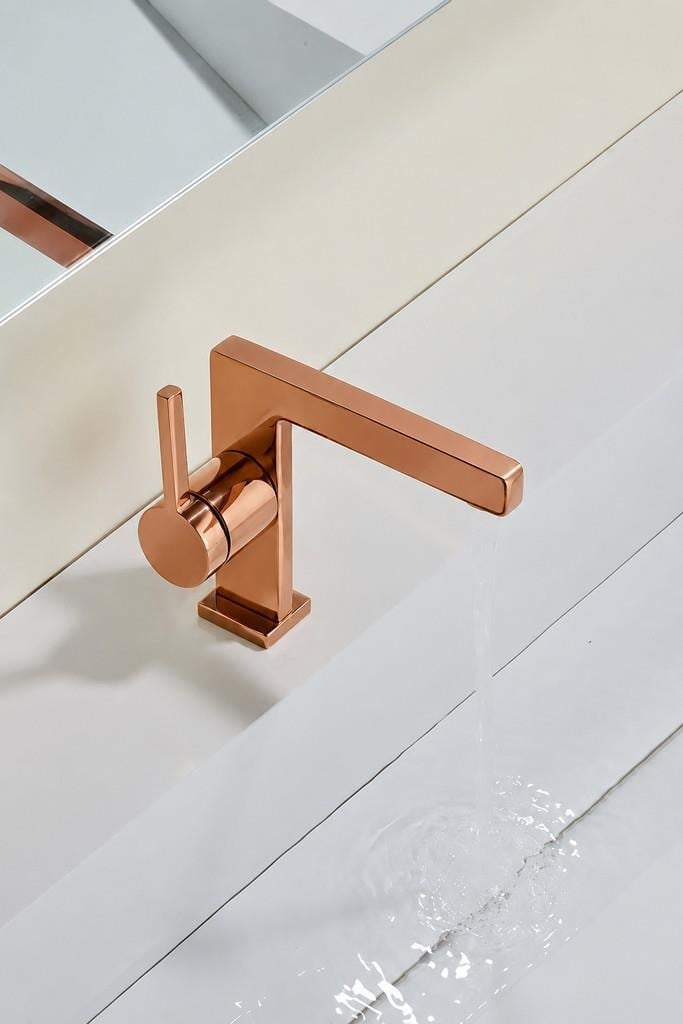 SERA KISA LAVABO BATARYASI PARLAK ROSE