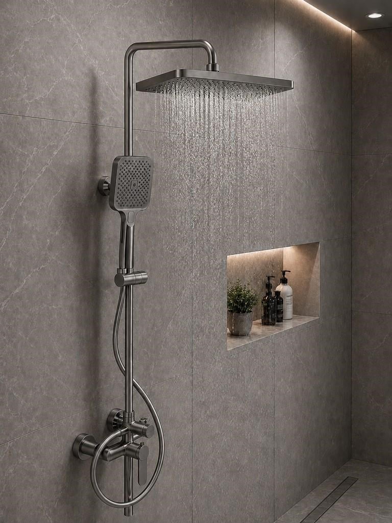 SIDE DUŞ SETİ MAT FÜME
