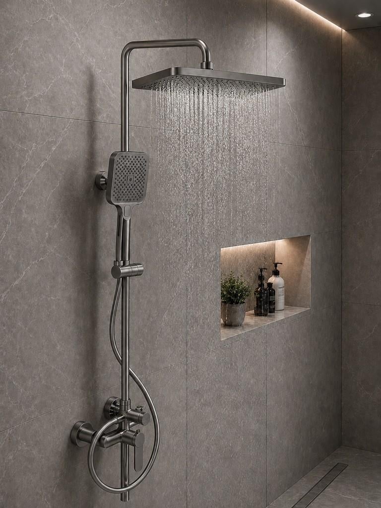 SIDE DUŞ SETİ MAT FÜME