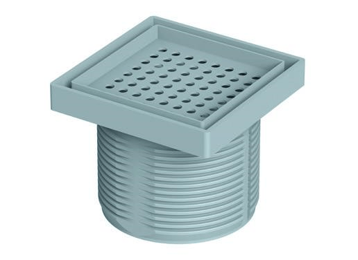 SİFON ÜST GÖVDE SCALA Ø100 15*15CM PLASTİK