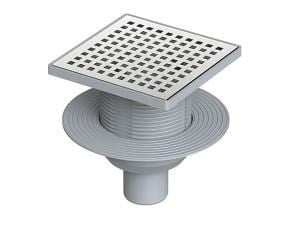SİFON YALITIM Ø40 15*15CM PAS.IZGARA ALT