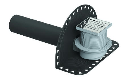 SİFON YALITIM PARAPET İKİZ GİDER Ø70 10*10CM