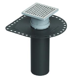 SİFON YALITIM PARAPET İKİZ GİDER Ø70 15*15CM