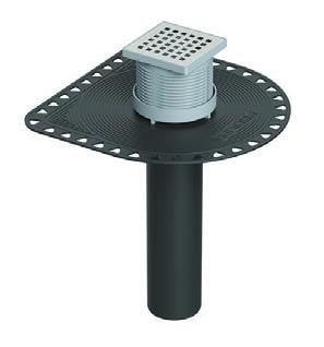 SİFON YALITIM PARAPET İNİŞ İKİZ GİDER Ø70 10*10CM