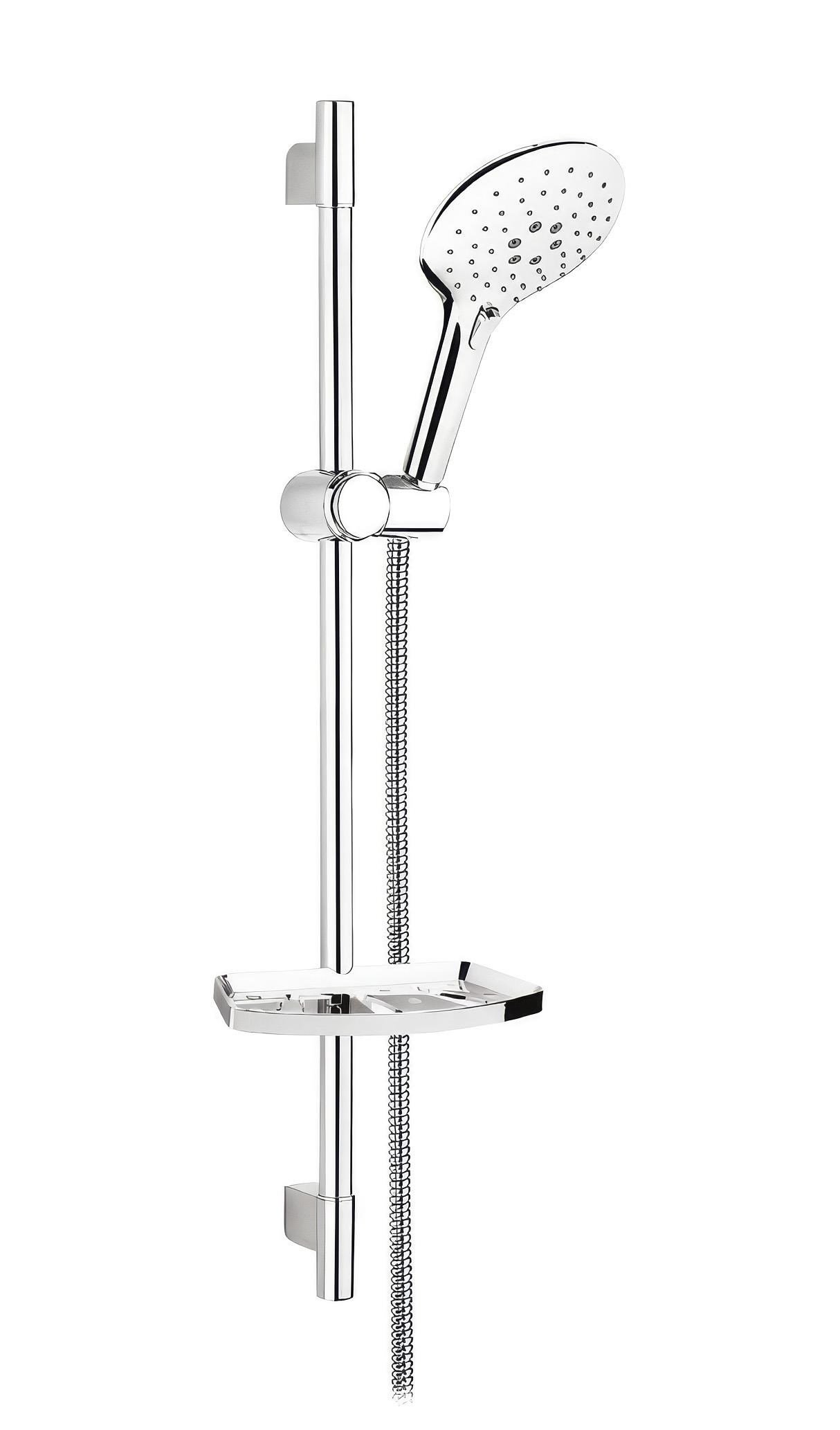 SÜRGÜLÜ DUŞ SETİ + Ø22MM KROM KAPLI + 3 FONKSİYONLU