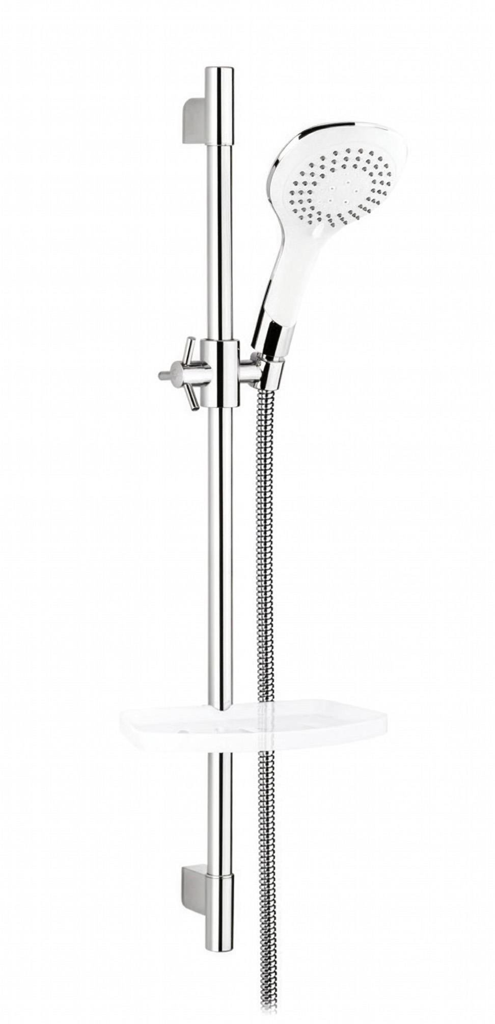 SÜRGÜLÜ DUŞ SETİ + Ø22MM PARLAK POLİSH + 3 FONKSİYONLU