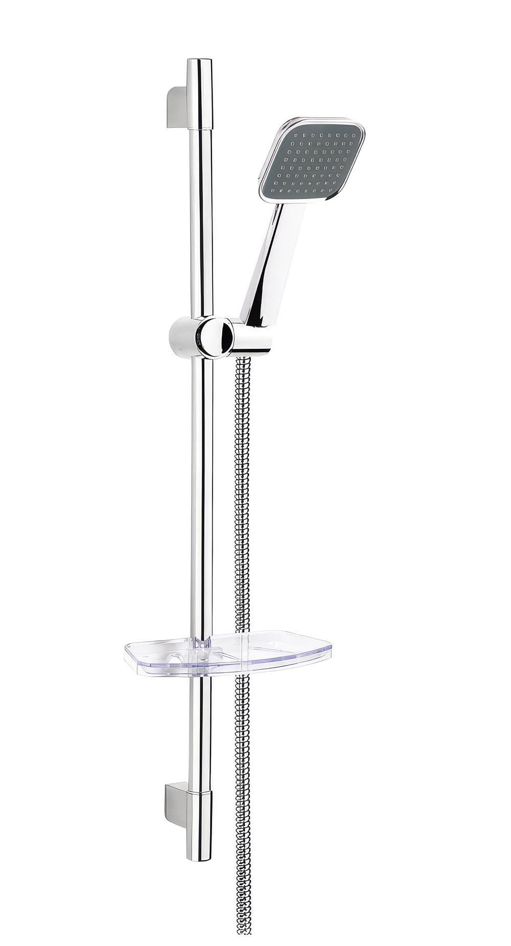 SÜRGÜLÜ DUŞ SETİ + Ø22MM PARLAK POLİSH + ELDUŞU